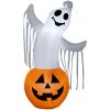 Gemmy Air-Blown Ghost in a Pumpkin Inflatable, Self-Inflates -Gemmy Online Store 1547636