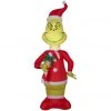 Gemmy Airblown Grinch with Red and White Candy Cane Decor, G-114904 -Gemmy Online Store 1624142