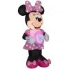 Gemmy Airblown Easter Minnie Mouse in Pink Polka Dot Dress with Egg Decor -Gemmy Online Store 1634558