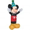 Gemmy Airblown Mickey with Party Hat Decor -Gemmy Online Store 1634571