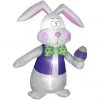 Gemmy Airblownwhite Bowtie Bunny with Vest 2 Gemmy Airblownwhite Bowtie Bunny with Vest -Gemmy Online Store 1874444