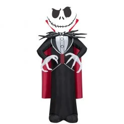 New! Gemmy Airblown Inflatable Jack Skellington as Vampire